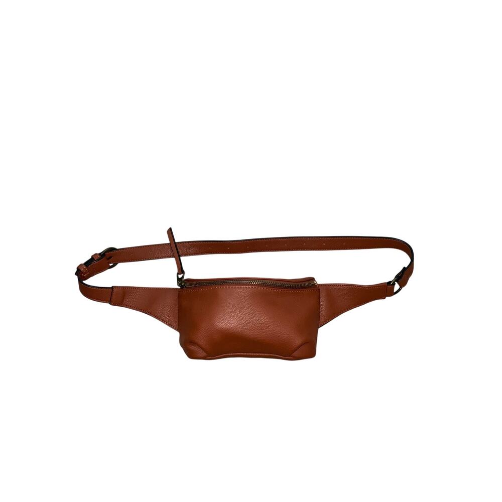 Universal Thread Brown Fanny Pack Waist Bag Adjustable Faux Leather